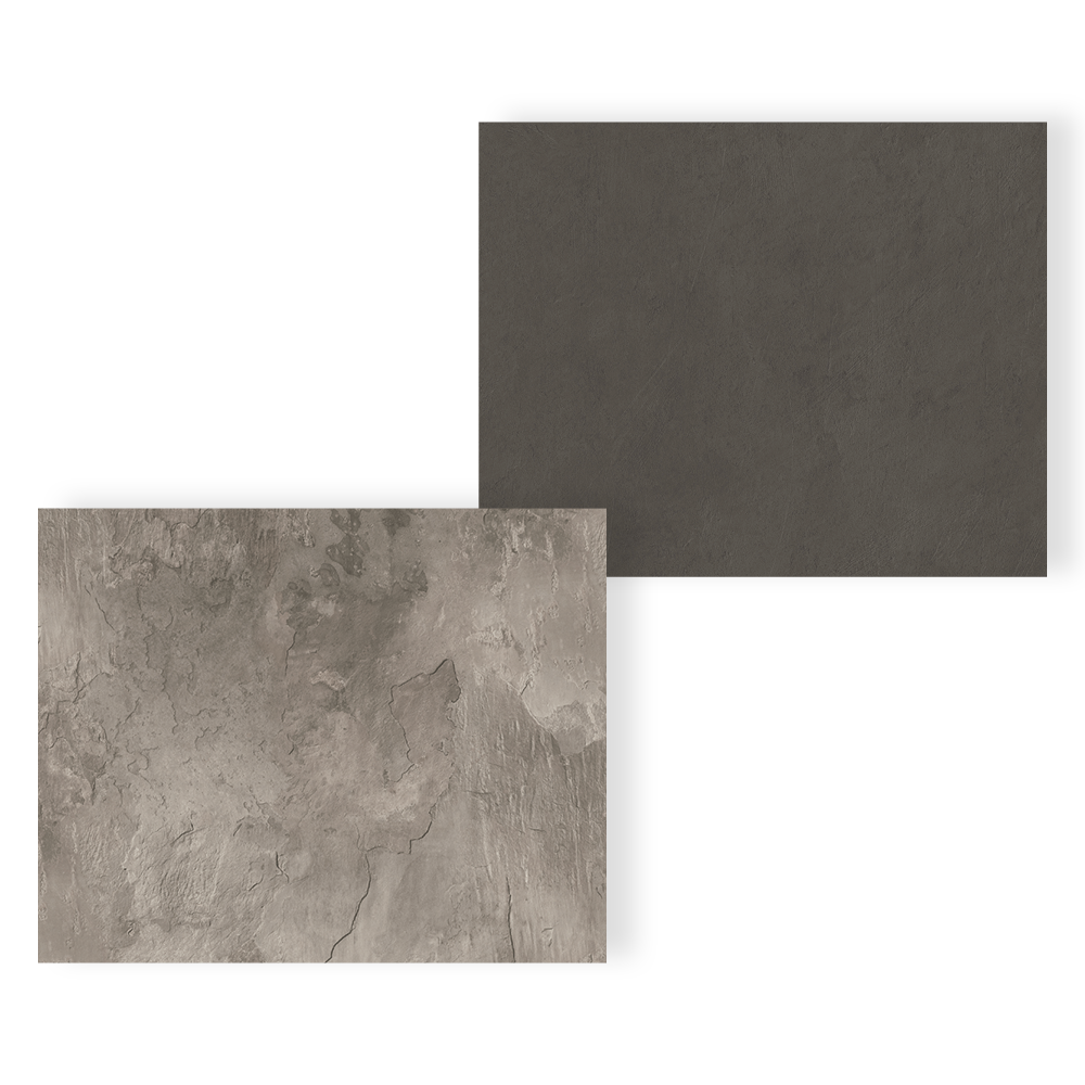 TWG SPA Nestis Nassraumplatte 0497 MT Stonehenge - 3340 IM Gypsum Marone