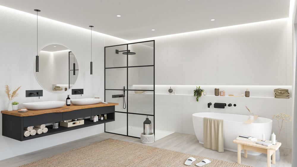 TWG SPA Nestis Nassraumplatte 0794 FH Patina Bronze - 2325 IM Gypsum Bronze – Bild 7