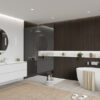 TWG SPA Nestis Nassraumplatte 4029 NI Eucalipto Dark - 4057 SU Canadian Oak – Bild 6