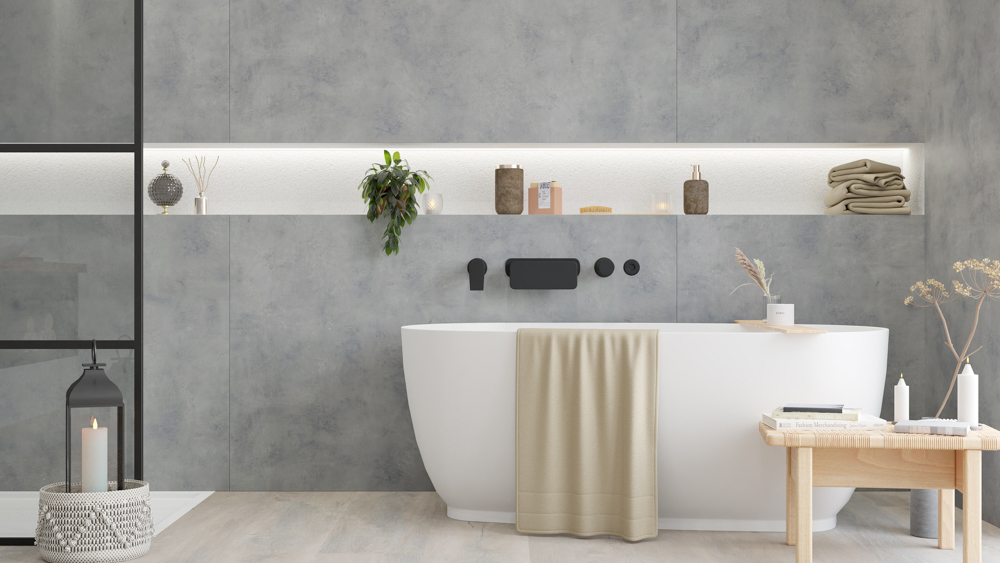 TWG SPA Nestis Nassraumplatte F 76001 ML Loftec - S 63028 SM Nero Portoro – Bild 5