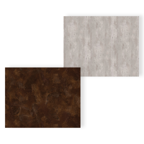 TWG SPA Nestis Nassraumplatte F 76026 CR Ceramico Rost - S 60036 SX Classic Beton