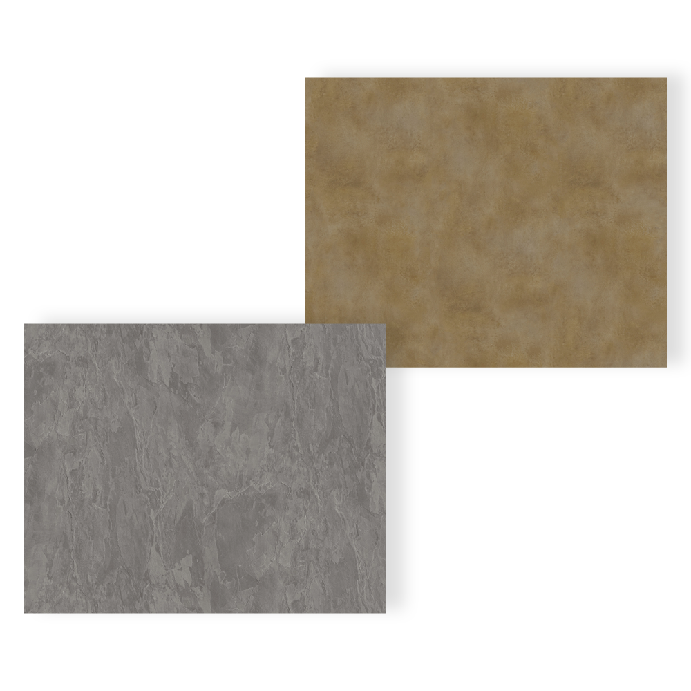 TWG SPA Nestis Nassraumplatte F 76110 SD Kito Bronze - S 64011 SD Deep Slate