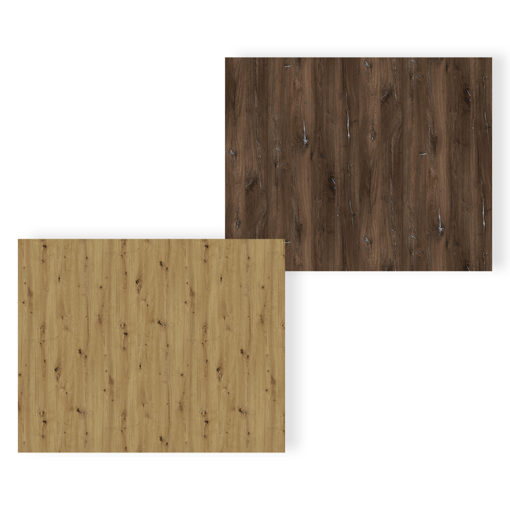 TWG SPA Nestis Nassraumplatte R 20315 NW Artisan Oak - R 20382 NW Eiche Bijoux