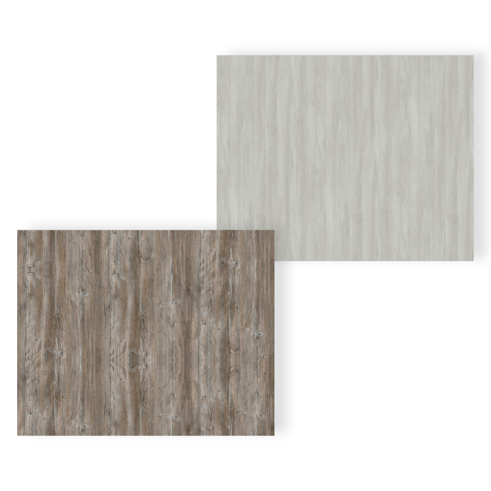 TWG SPA Nestis Nassraumplatte R 55004 RU Ponderosa Pine - R 20284 NW Wilton Oak White