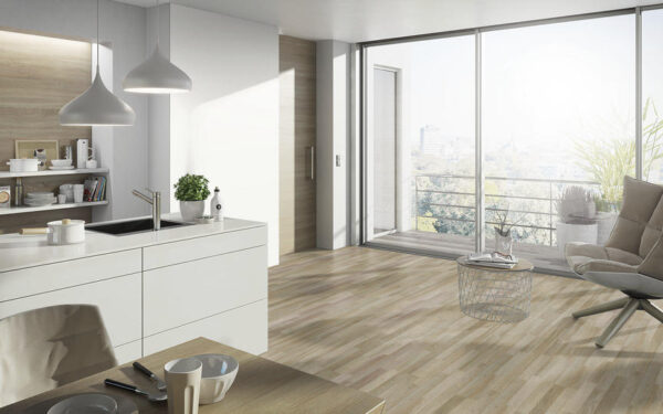 TWG 3-Schicht Parkett Schiffsboden Eiche Pure lebhaft – Bild 2