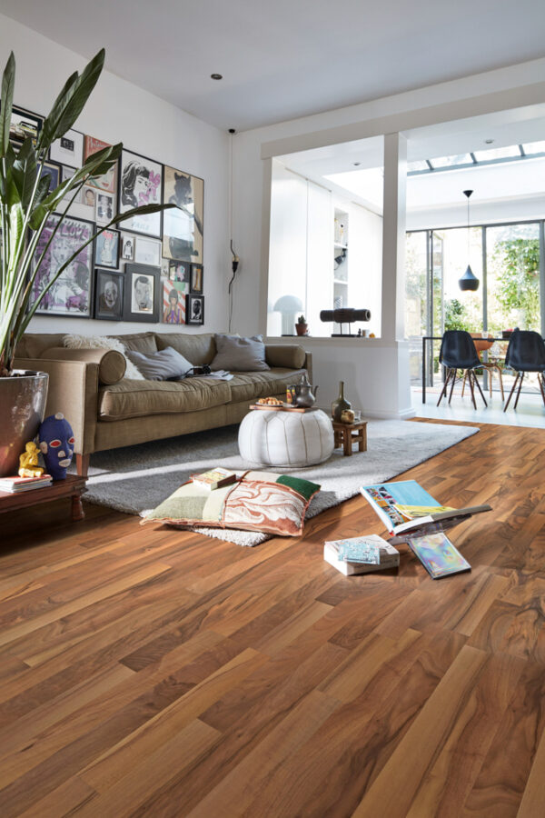 TWG Laminat Easy-Clic Nussbaum amerikanisch 322 – Bild 4