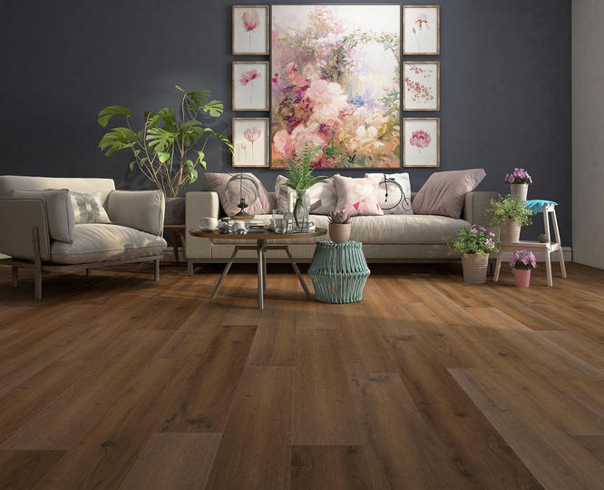 TWG Laminat LHD Easy-Clic Pro Eiche dark brown 902 – Bild 2