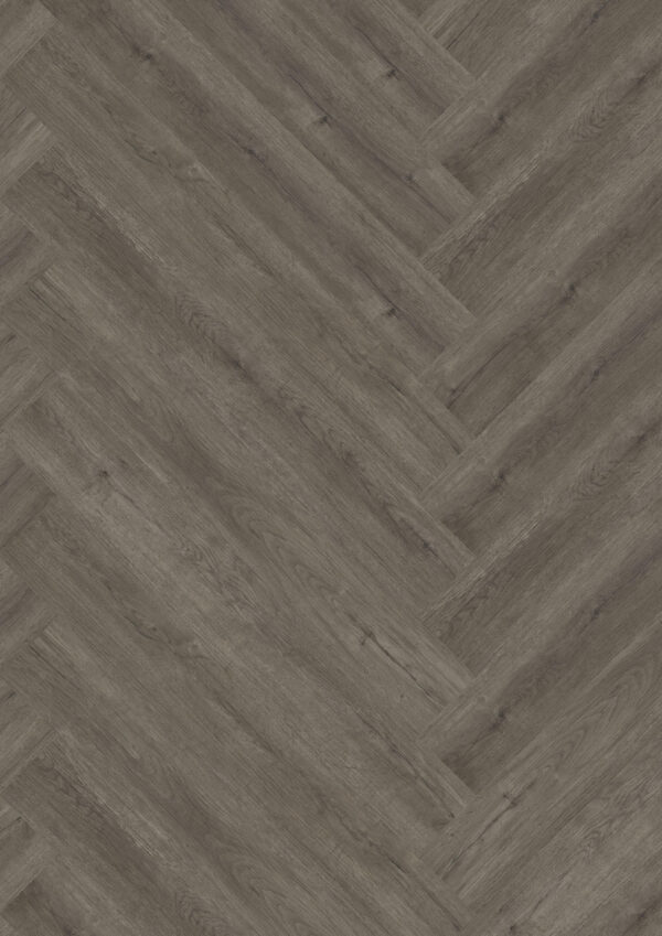 TWG Vinylboden Titan One 030 Fischgrät Gluedown Manor Oak Natural Dark