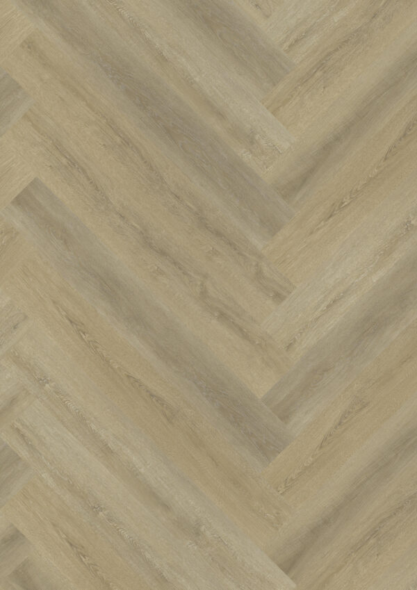 TWG Vinylboden Titan One 030 Fischgrät Gluedown Sawcut Oak Natural