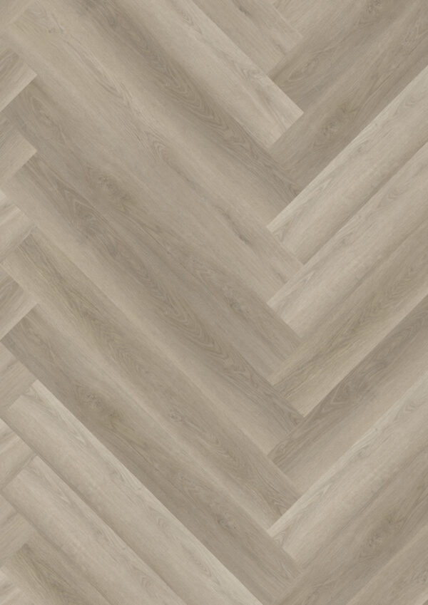 TWG Vinylboden Titan One 030 Fischgrät Gluedown Soft Oak Greige