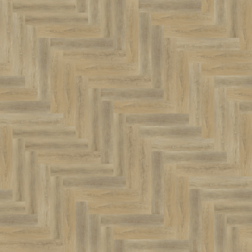 TWG Vinylboden Titan One 030 Fischgrät Rigid - Click Sawcut Oak Natural – Bild 3