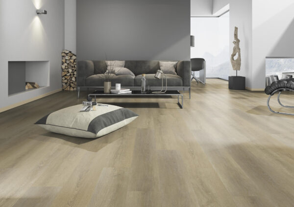 TWG Vinylboden Titan One 030 Fischgrät Rigid - Click Sawcut Oak Natural – Bild 5