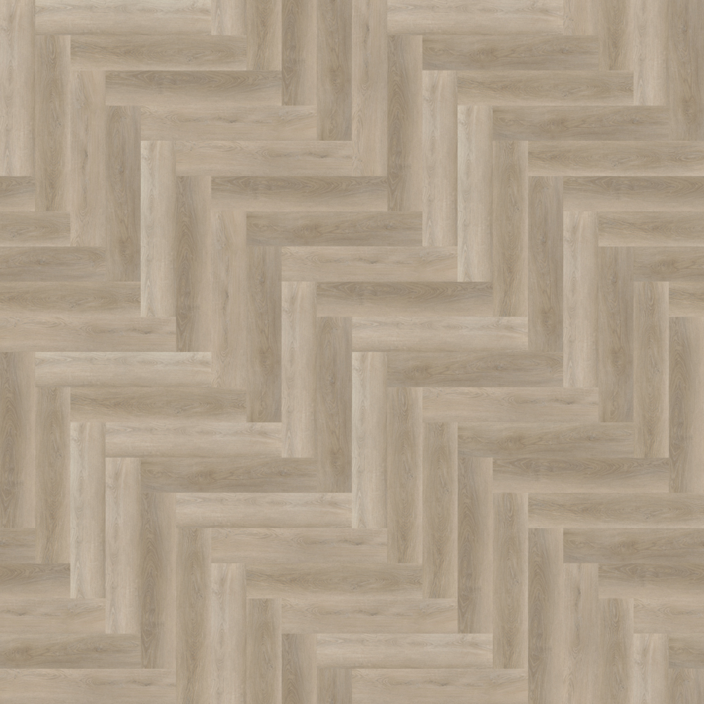 TWG Vinylboden Titan One 030 Fischgrät Rigid - Click Soft Oak Greige – Bild 3