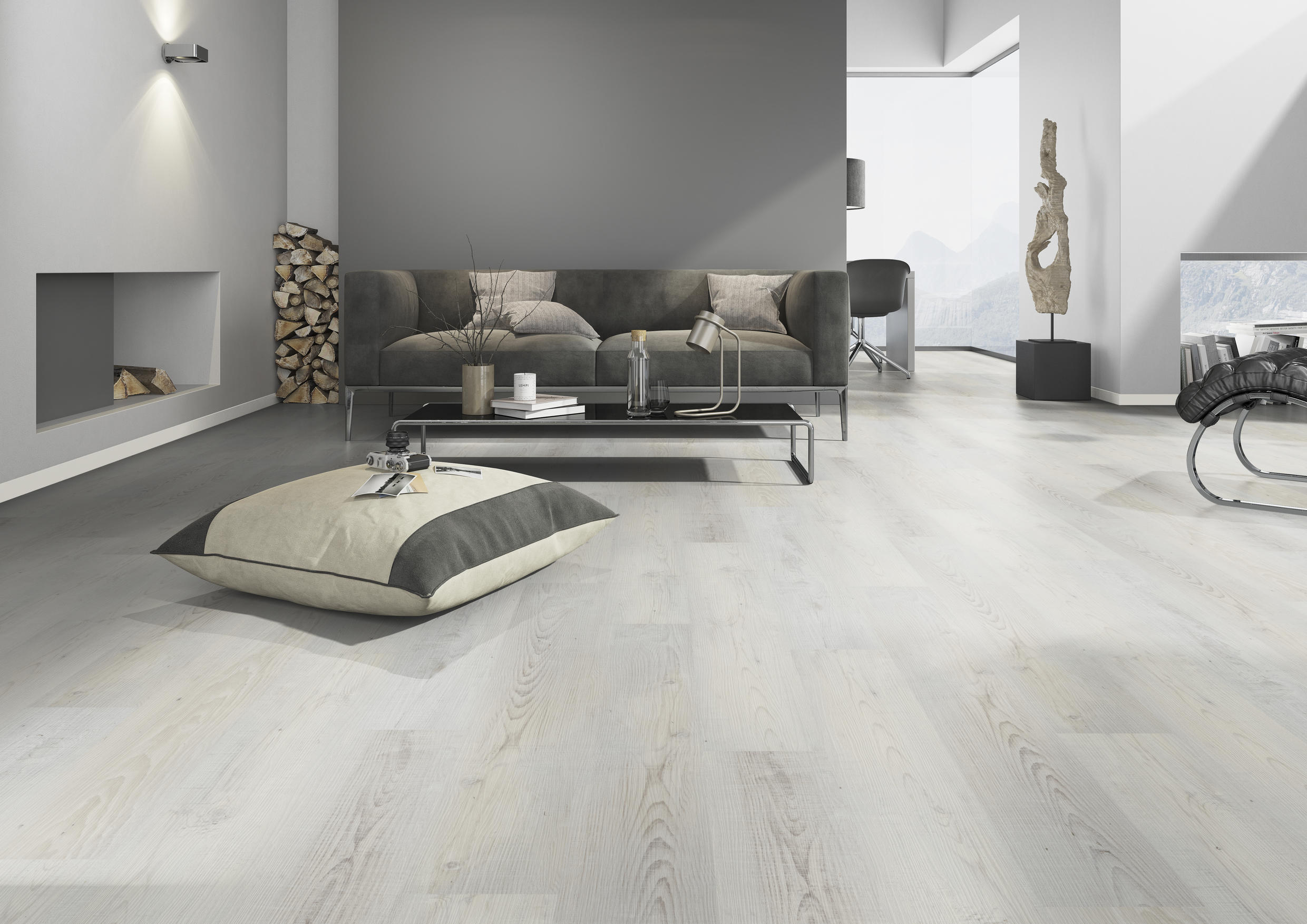 TWG Vinylboden Titan One 030 Gluedown Sea Oak White – Bild 3