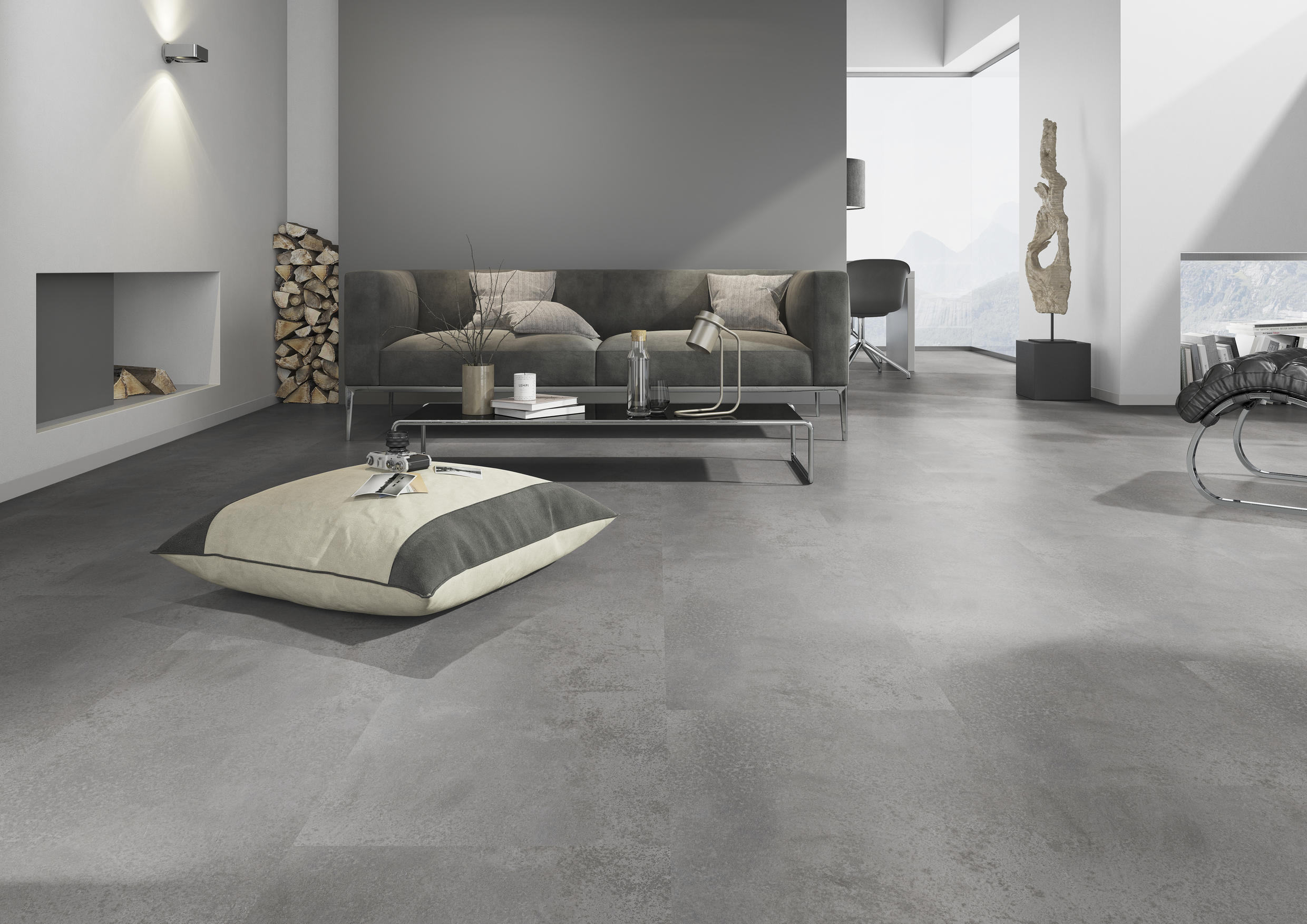 TWG Vinylboden Titan One 030 Rigid - Click Oxyde Grey – Bild 4