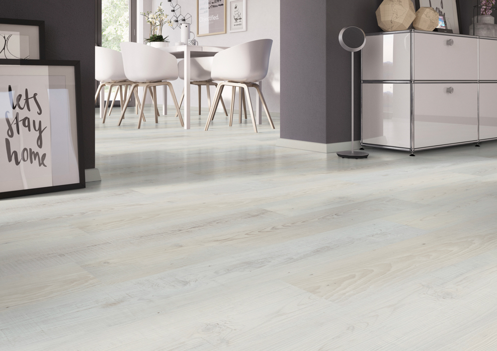 TWG Vinylboden Titan One 030 Rigid - Click Sea Oak White – Bild 4