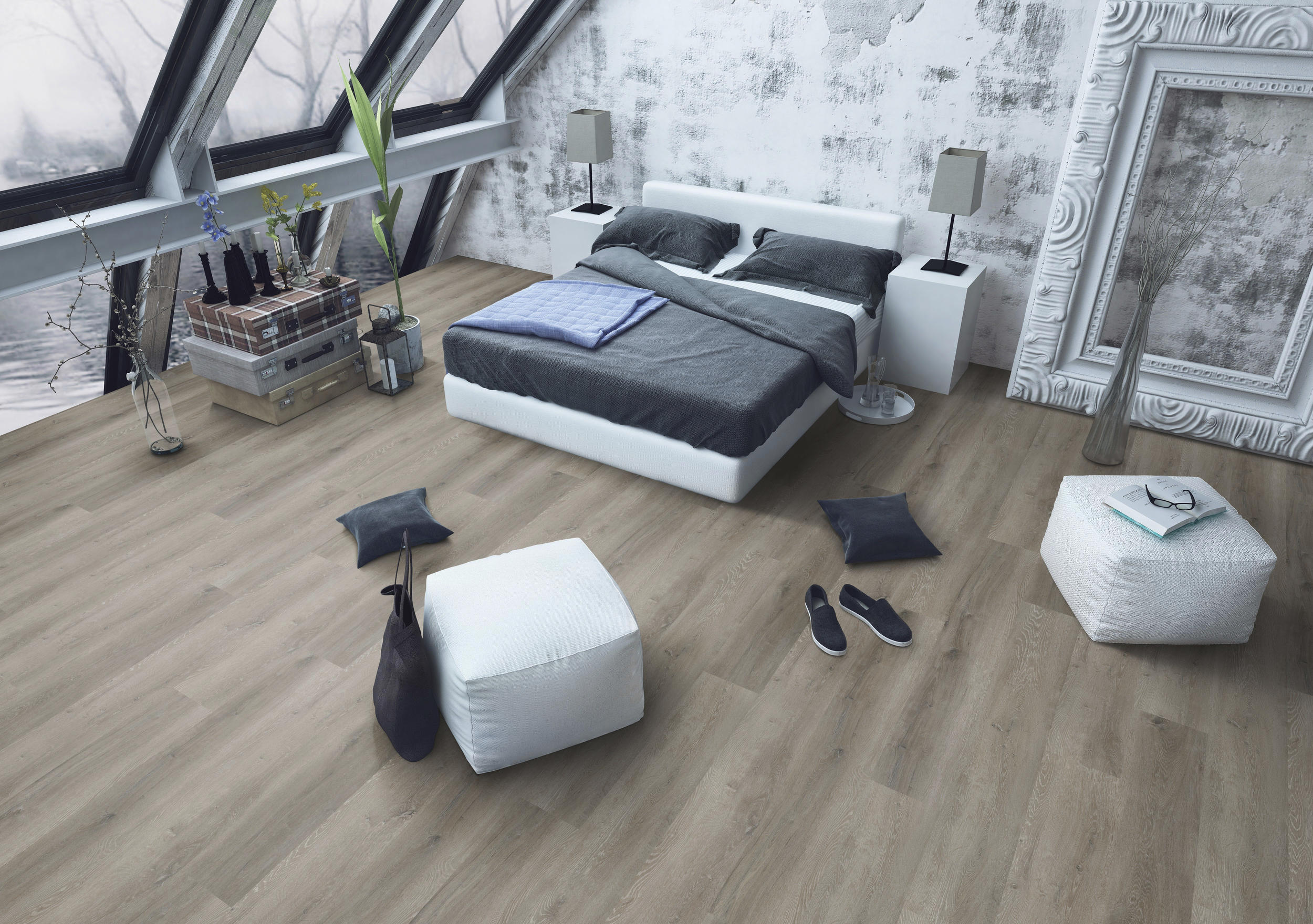 TWG Vinylboden Titan One 030 XL Gluedown Prestige Oak Brown – Bild 4