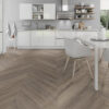 TWG Vinylboden Titan One 055 Chevron Gluedown Cerused Oak Dark Natural – Bild 5