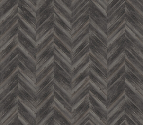 TWG Vinylboden Titan One 055 Chevron Gluedown Smoked Pine Black – Bild 3