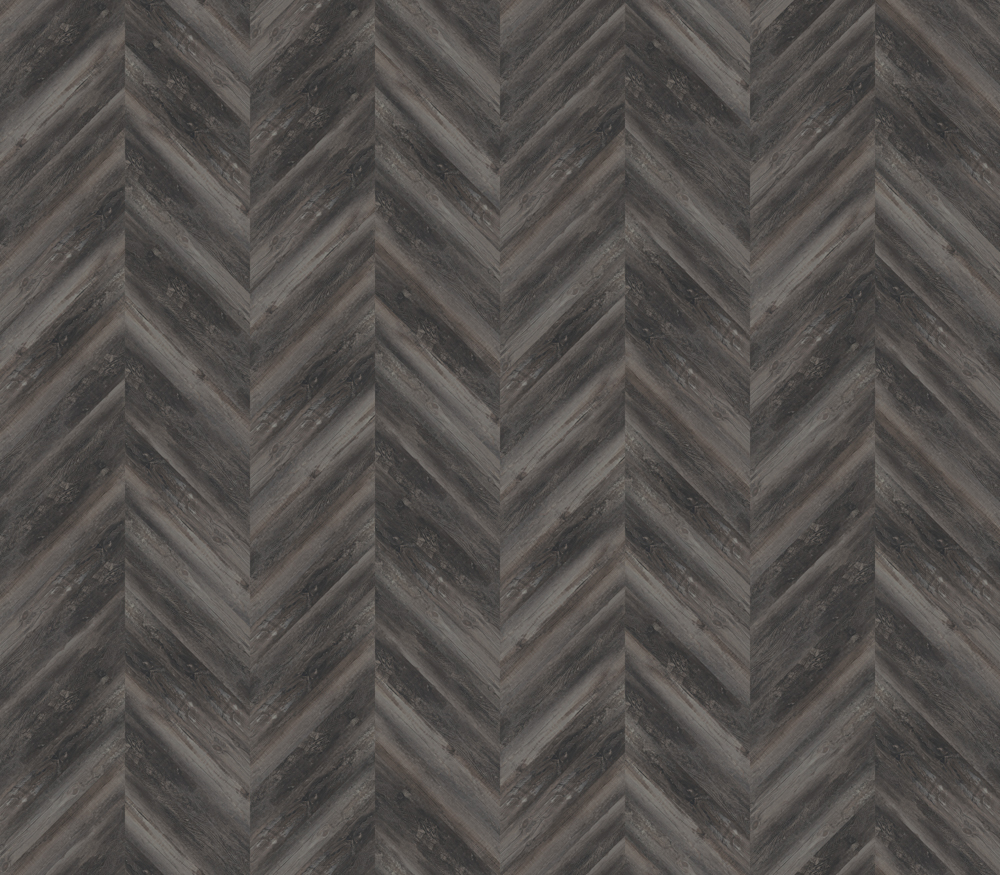TWG Vinylboden Titan One 055 Chevron Gluedown Smoked Pine Black – Bild 3