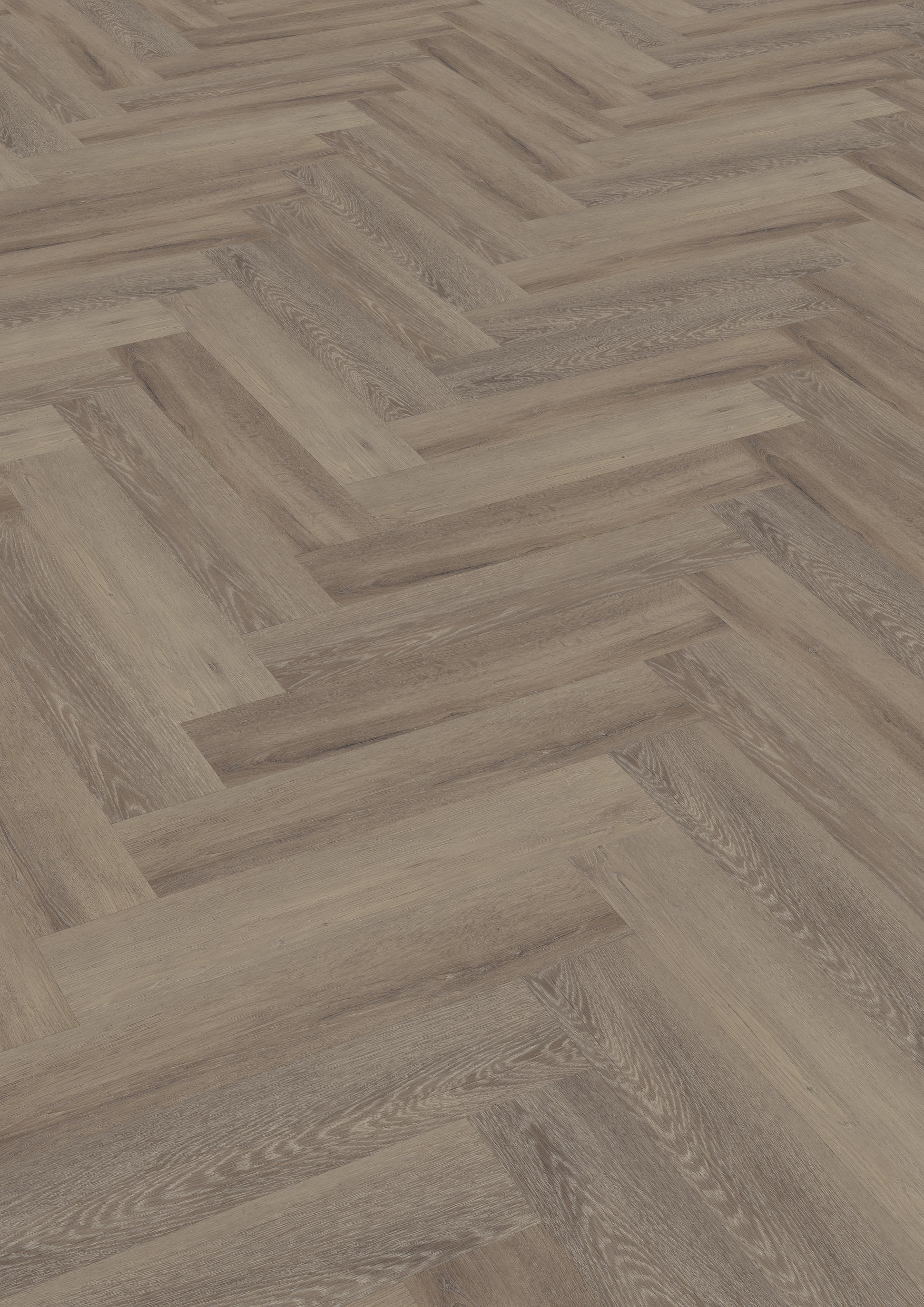 TWG Vinylboden Titan One 055 Fischgrät Gluedown Cerused Oak Dark Natural – Bild 2
