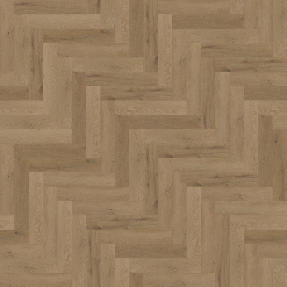 TWG Vinylboden Titan One 055 Fischgrät Gluedown Prestige Oak Light Amber – Bild 3