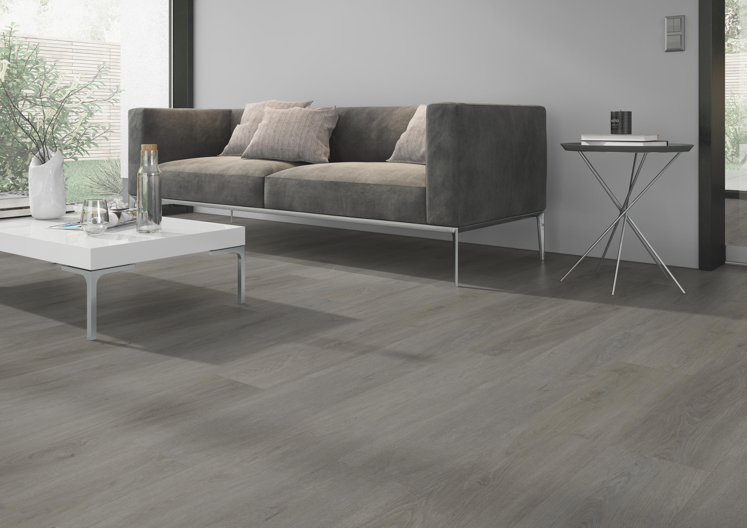 TWG Vinylboden Titan One 055 Gluedown English Oak Taupe – Bild 3