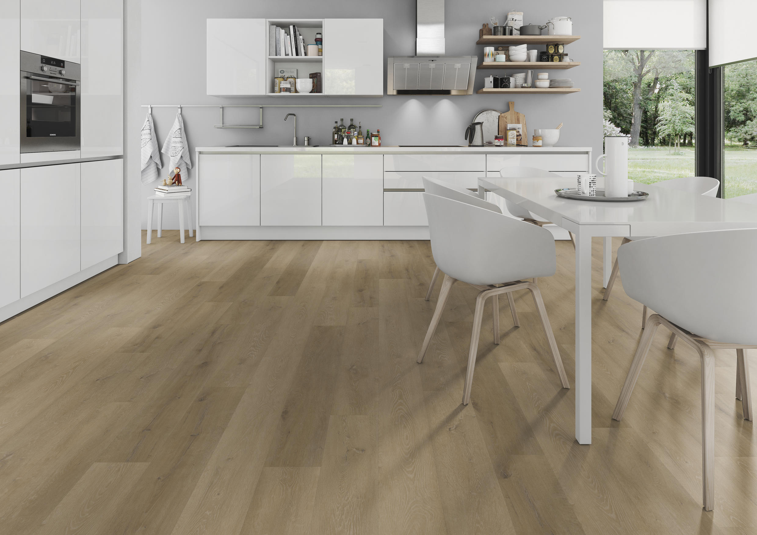 TWG Vinylboden Titan One 055 Gluedown Prestige Oak Light Amber – Bild 4