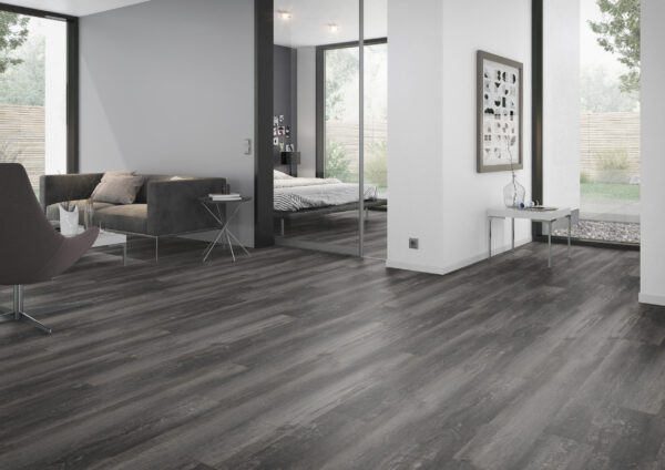 TWG Vinylboden Titan One 055 Gluedown Smoked Pine Black – Bild 3