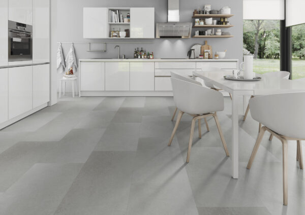 TWG Vinylboden Titan One 055 Gluedown Urban Light Grey – Bild 4