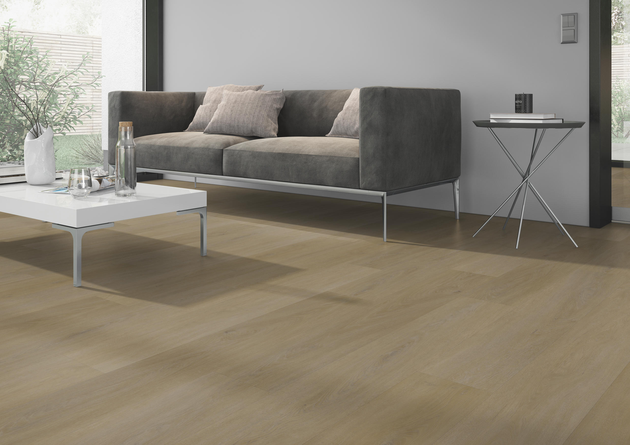 TWG Vinylboden Titan One 055 Rigid - Click English Oak Honey – Bild 4