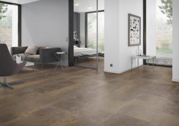 TWG Vinylboden Titan One 055 Rigid - Click Oxyde Bronze Red – Bild 3