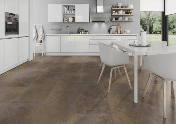 TWG Vinylboden Titan One 055 Rigid - Click Oxyde Bronze Red – Bild 4