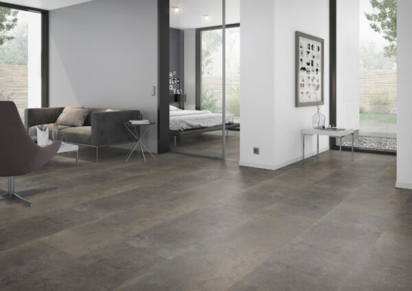 TWG Vinylboden Titan One 055 Rigid - Click Oxyde Brown – Bild 3