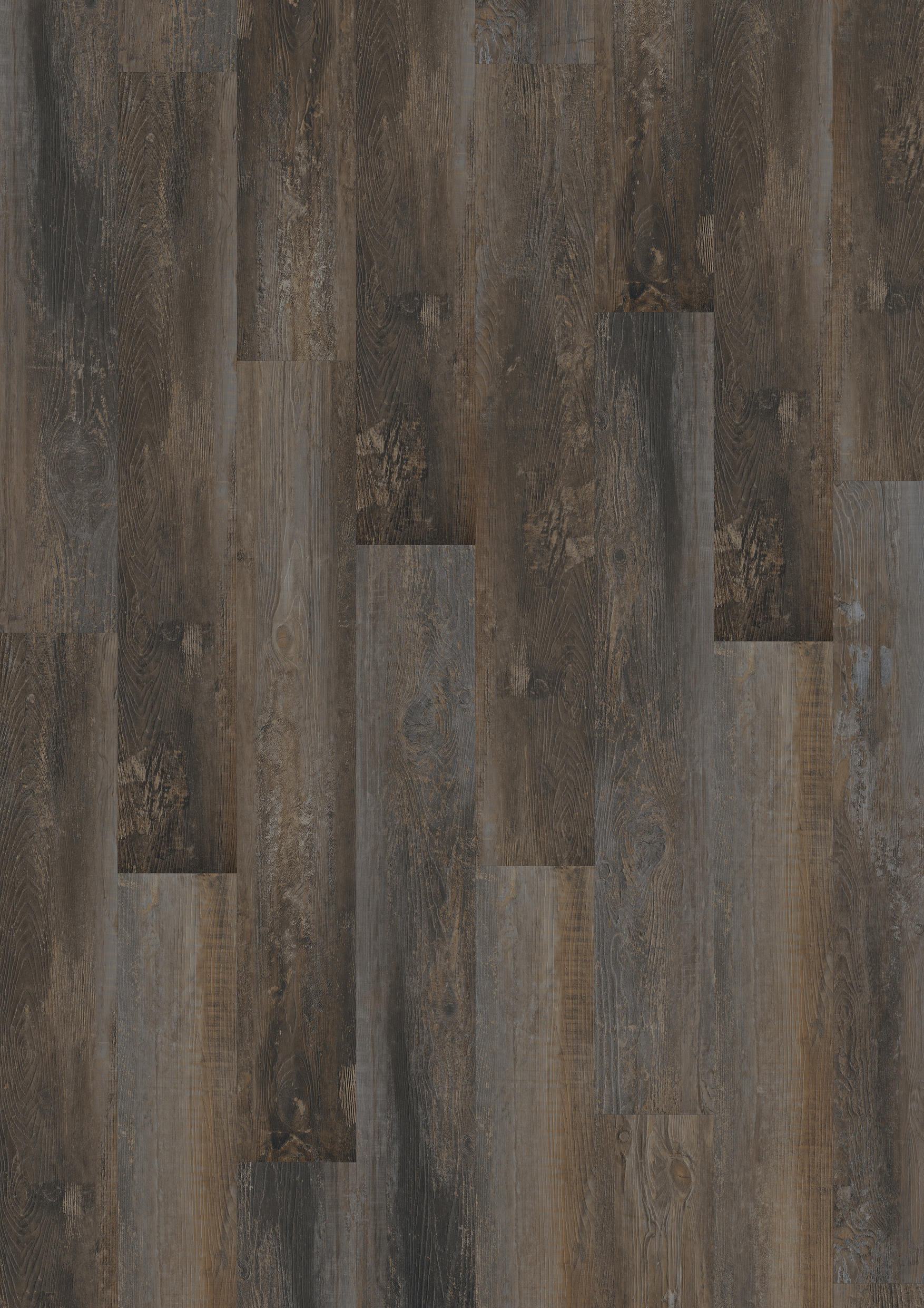 TWG Vinylboden Titan One 055 Rigid - Click Smoked Pine Brown