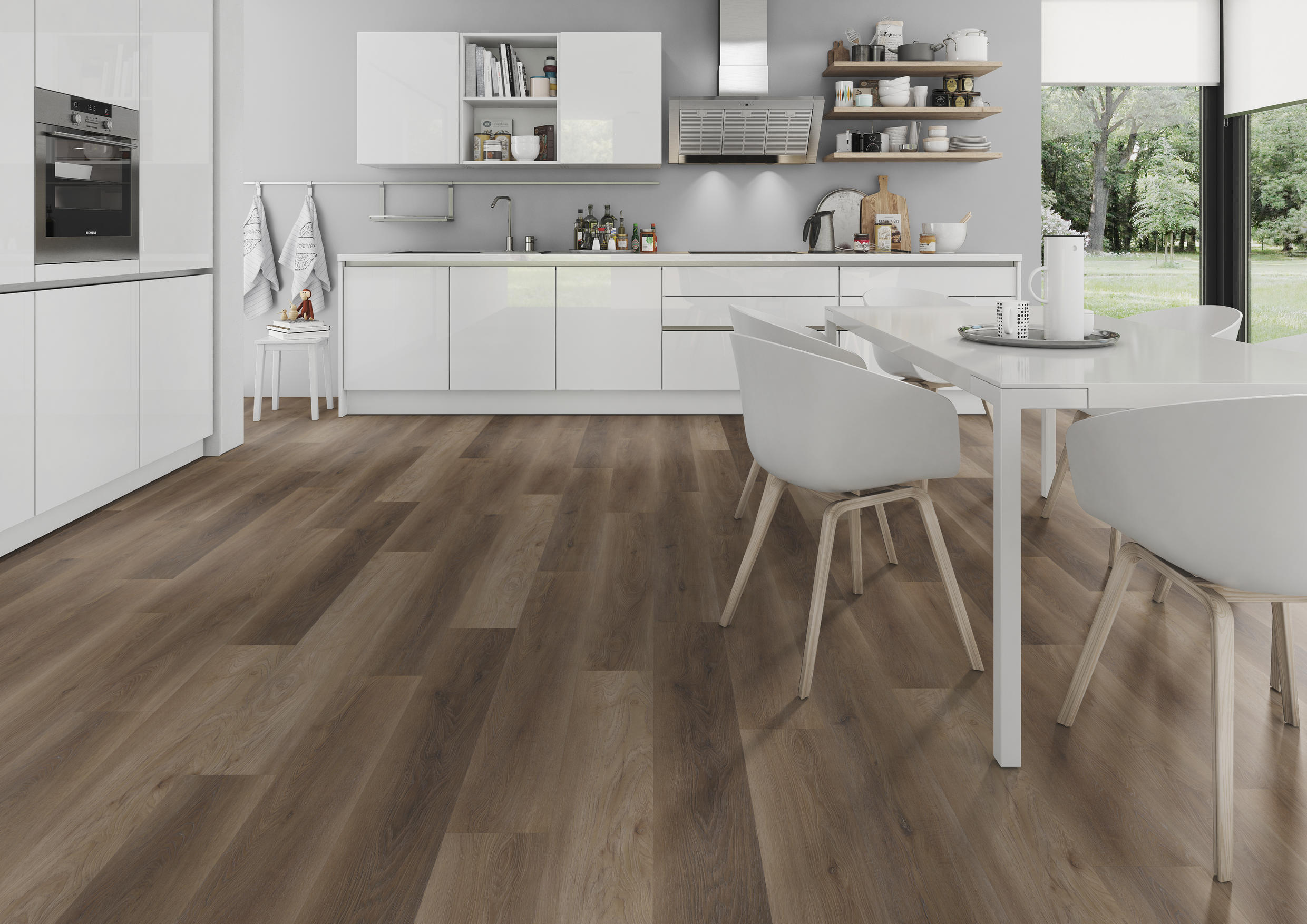 TWG Vinylboden Titan One 055 Rigid - Click Walnut Naturel – Bild 4